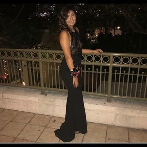 BLACK PROM DRESS, New with tags!